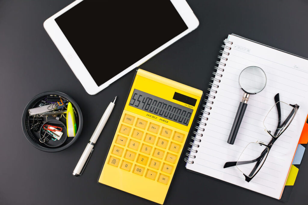 Изображение калькулятора, используемого для расчета комиссии и лимита перевода