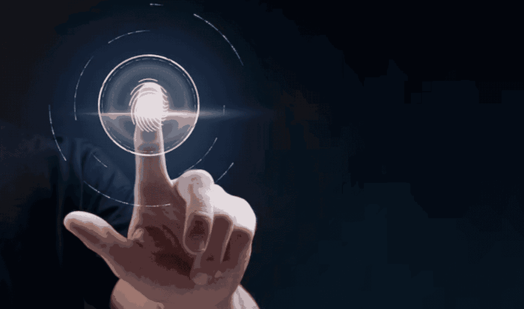  Иконка отпечатка пальца, символизирующая безопасный вход в личный кабинет НПФ ВТБ