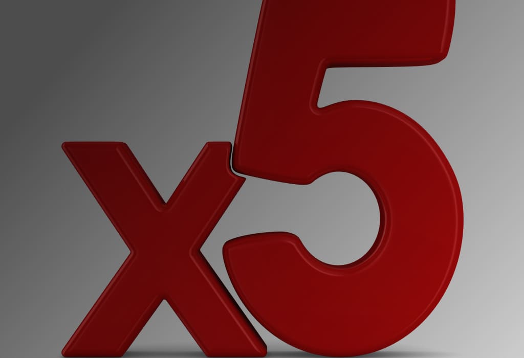 большие красные буквы